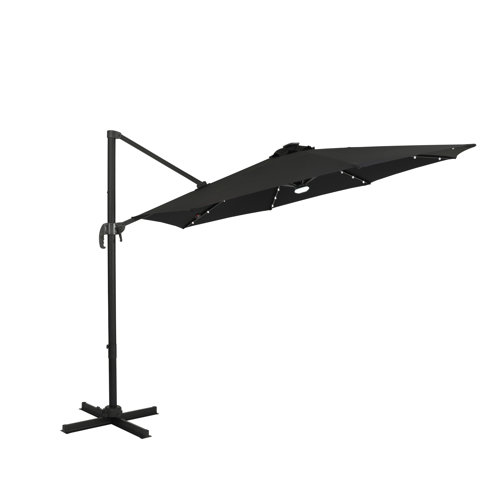 Griego 120'' Lighted Cantilever Umbrella